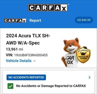 2024 Acura TLX A-SPEC Package