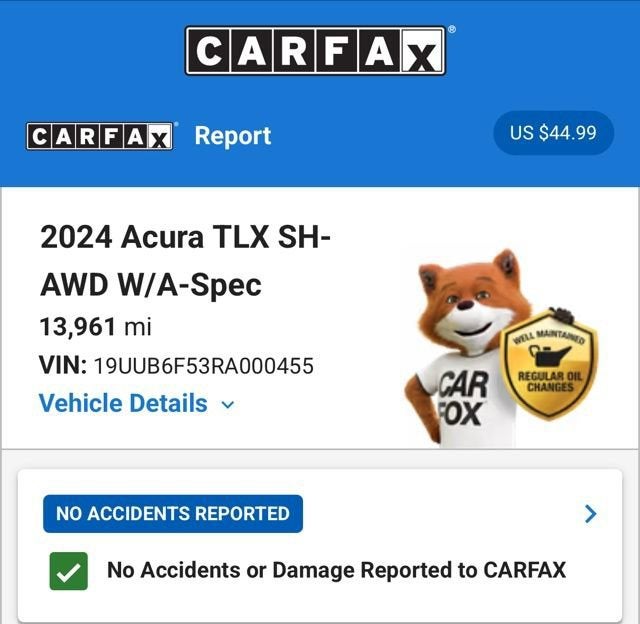 2024 Acura TLX A-SPEC Package