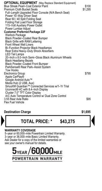 2019 RAM 1500 Classic Warlock