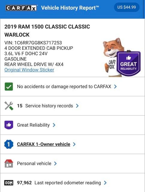 2019 RAM 1500 Classic Warlock