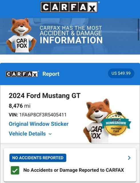 2024 Ford Mustang GT Premium Fastback