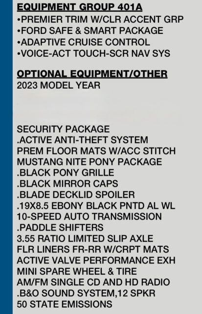 2023 Ford Mustang GT Premium
