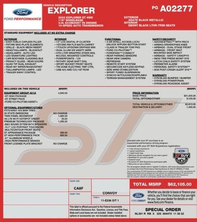 2023 Ford Explorer ST