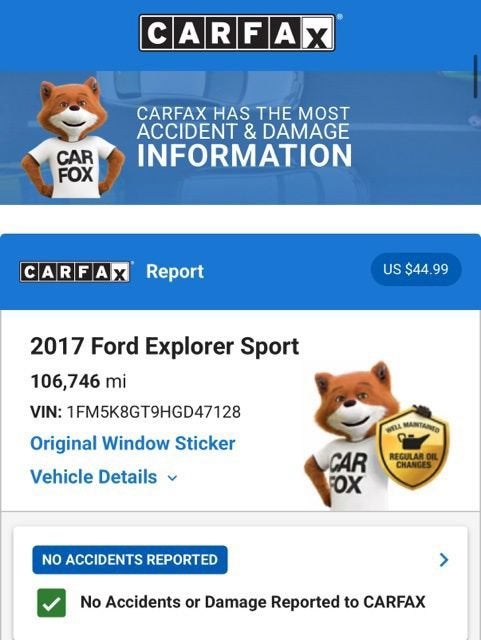2017 Ford Explorer Sport