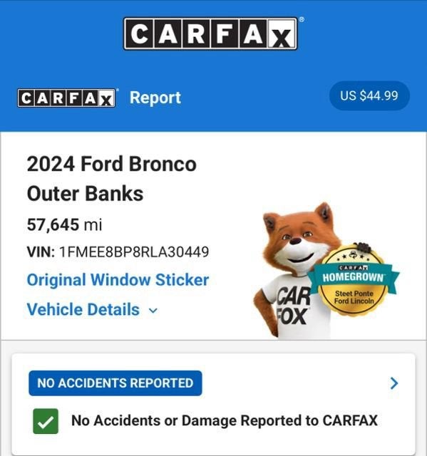 2024 Ford Bronco Outer Banks