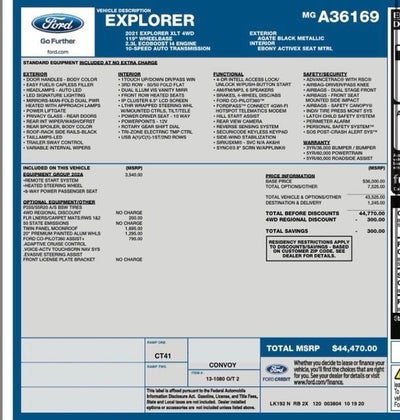 2021 Ford Explorer XLT