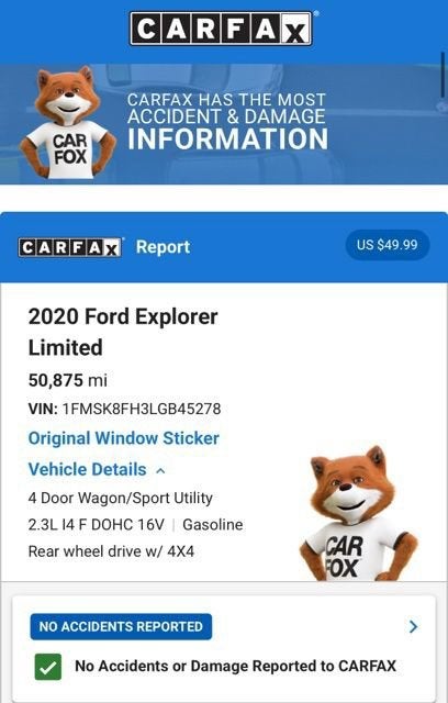 2020 Ford Explorer Limited