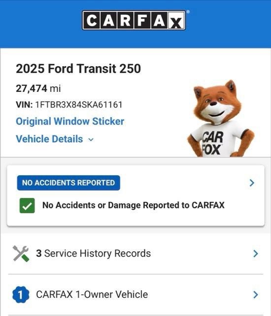 2025 Ford Transit Cargo Van NA