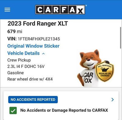 2023 Ford Ranger XL