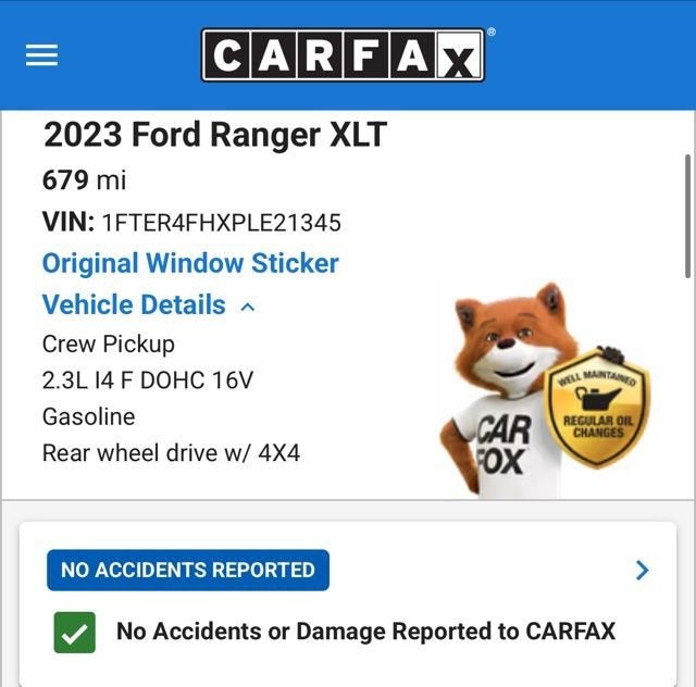 2023 Ford Ranger XL