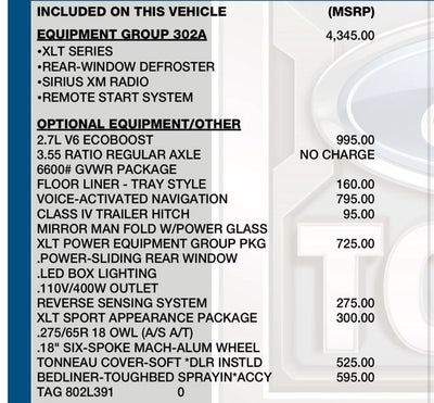 2019 Ford F-150 XLT