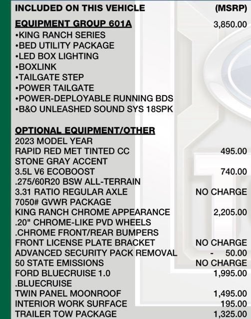 2023 Ford F-150 King Ranch