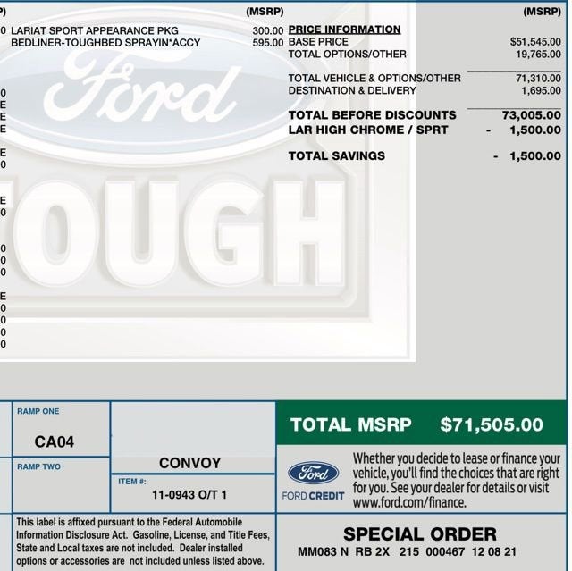 2022 Ford F-150 LARIAT