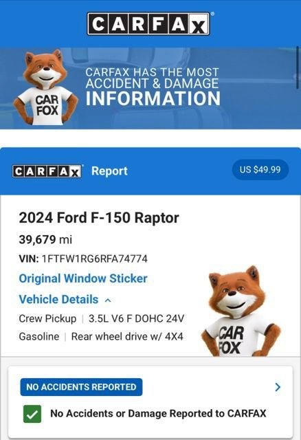 2024 Ford F-150 Raptor