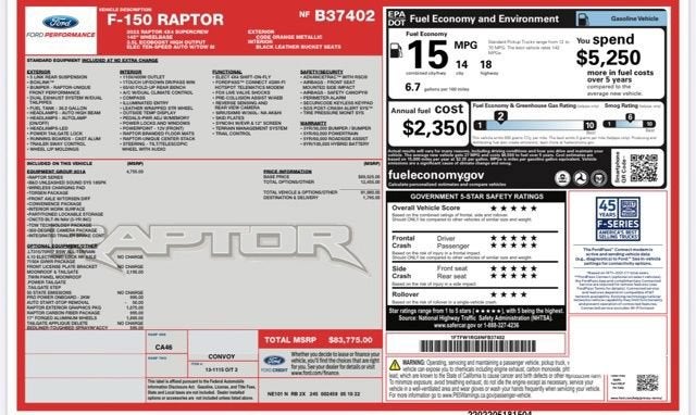 2022 Ford F-150 Raptor