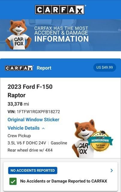 2023 Ford F-150 Raptor
