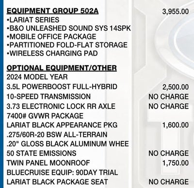 2024 Ford F-150 LARIAT