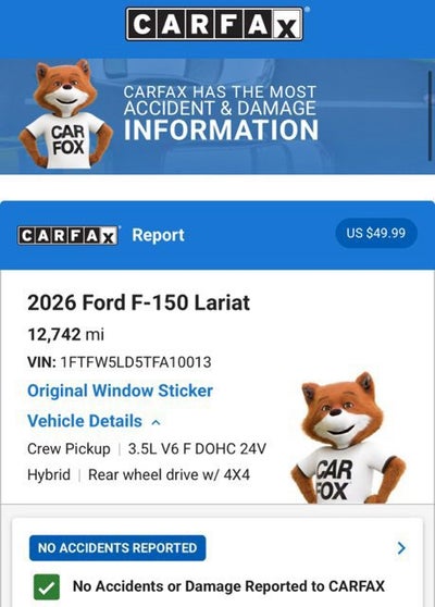 2026 Ford F-150 LARIAT