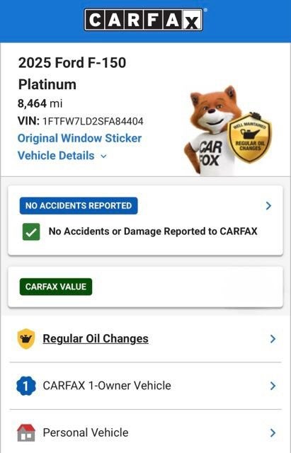 2025 Ford F-150 Platinum