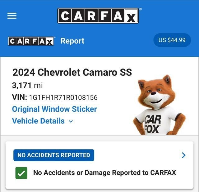 2024 Chevrolet Camaro 2SS