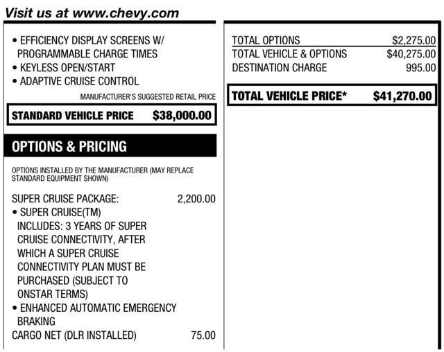 2022 Chevrolet Bolt EUV Premier