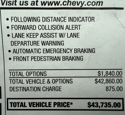 2020 Chevrolet Bolt EV Premier