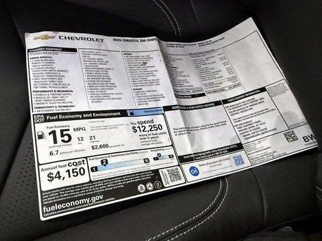 2026 Chevrolet Corvette Z06 2LZ