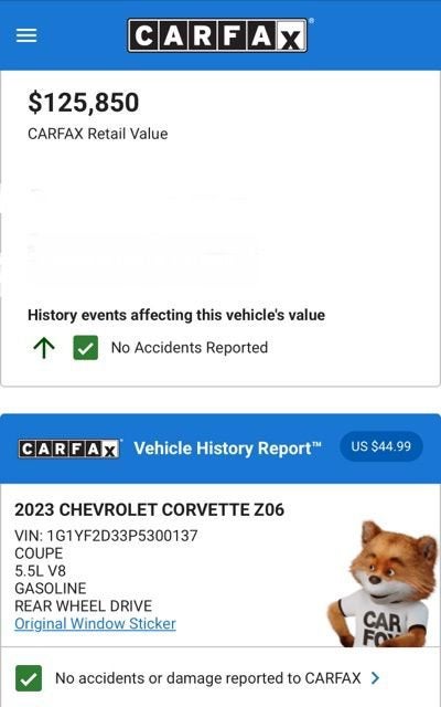 2023 Chevrolet Corvette Z06 3LZ