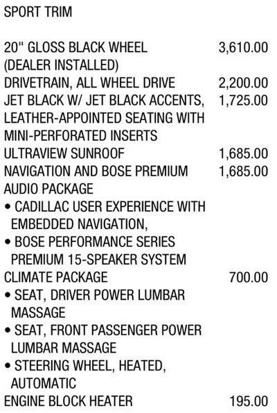 2022 Cadillac CT5 Sport
