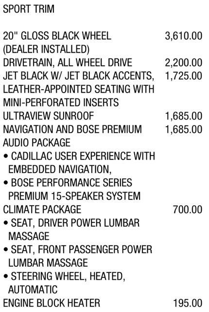 2022 Cadillac CT5 Sport