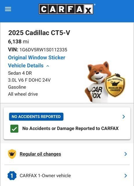 2025 Cadillac CT5-V V-Series