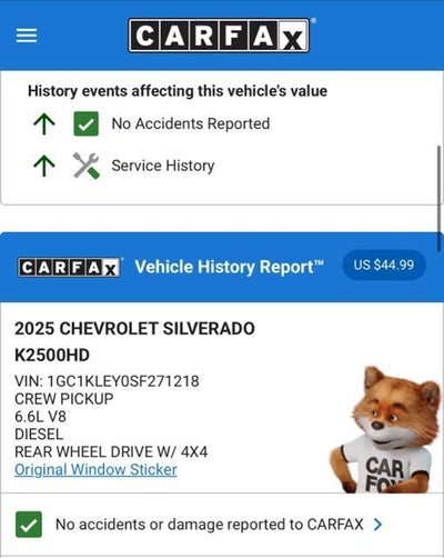 2025 Chevrolet Silverado 2500 HD WT