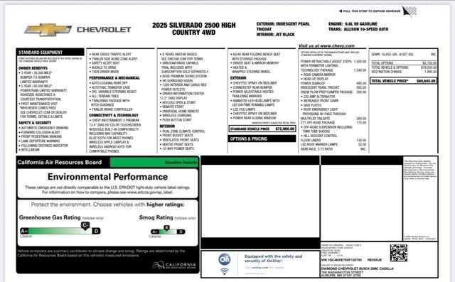 2025 Chevrolet Silverado 2500 HD High Country