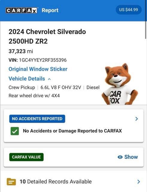 2024 Chevrolet Silverado 2500 HD ZR2