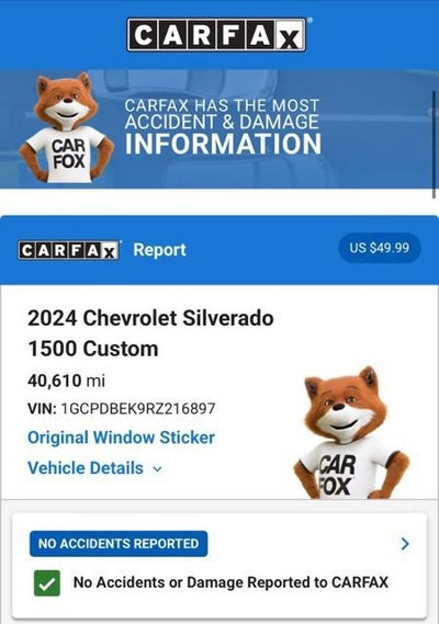 2024 Chevrolet Silverado 1500 Custom