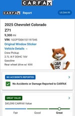 2025 Chevrolet Colorado Z71
