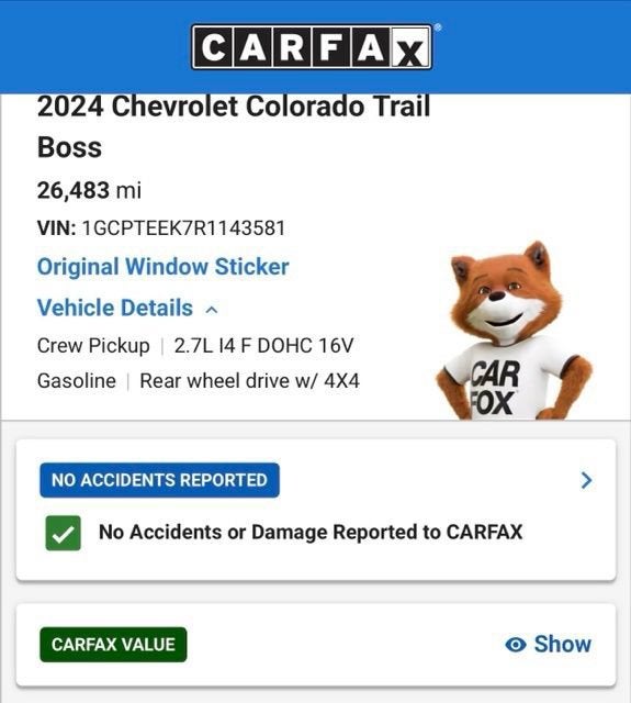 2024 Chevrolet Colorado Trail Boss