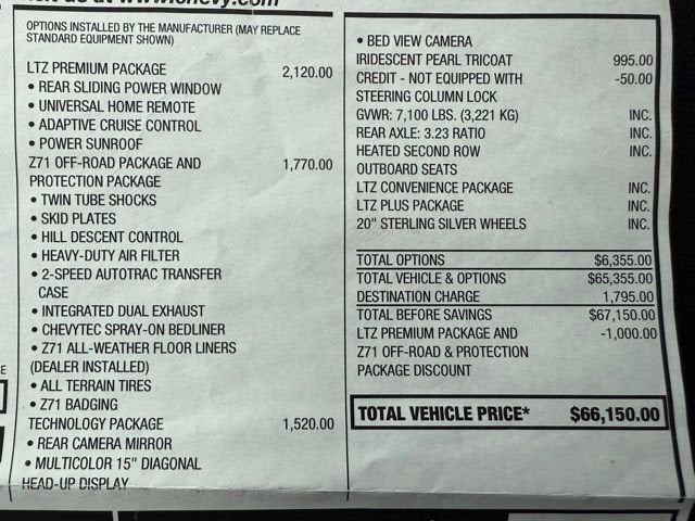 2023 Chevrolet Silverado 1500 LTZ