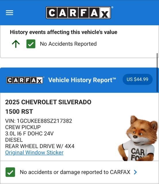 2025 Chevrolet Silverado 1500 RST