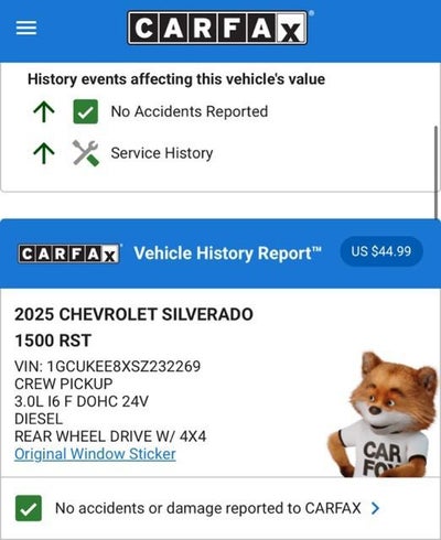 2025 Chevrolet Silverado 1500 RST