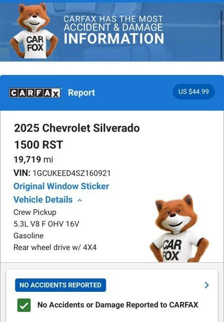 2025 Chevrolet Silverado 1500 RST