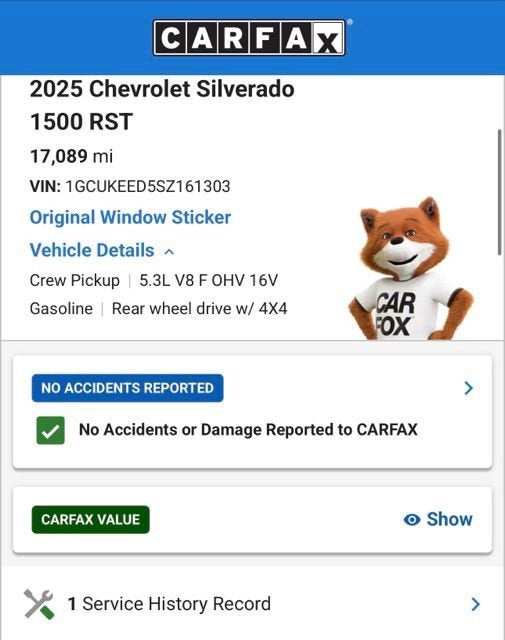 2025 Chevrolet Silverado 1500 RST