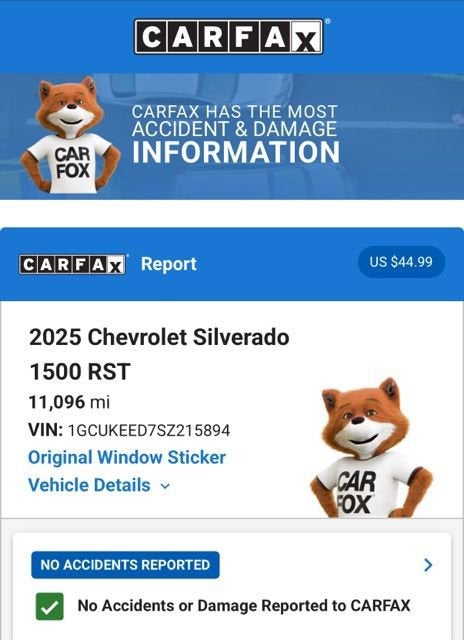 2025 Chevrolet Silverado 1500 RST