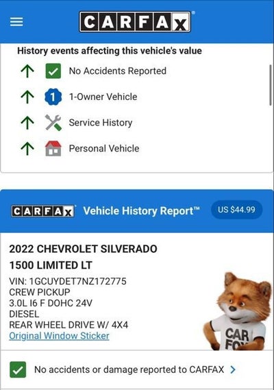 2022 Chevrolet Silverado 1500 LTD LT