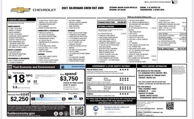 2021 Chevrolet Silverado 1500 RST