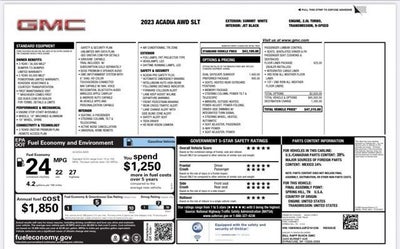 2023 GMC Acadia SLT