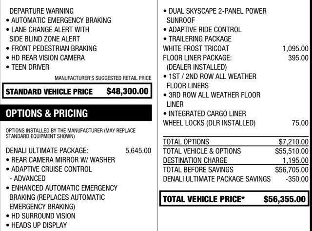 2020 GMC Acadia Denali