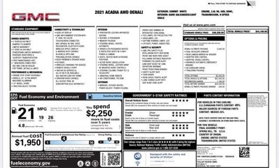 2021 GMC Acadia Denali