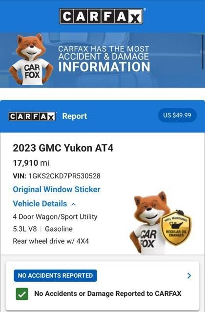 2023 GMC Yukon AT4