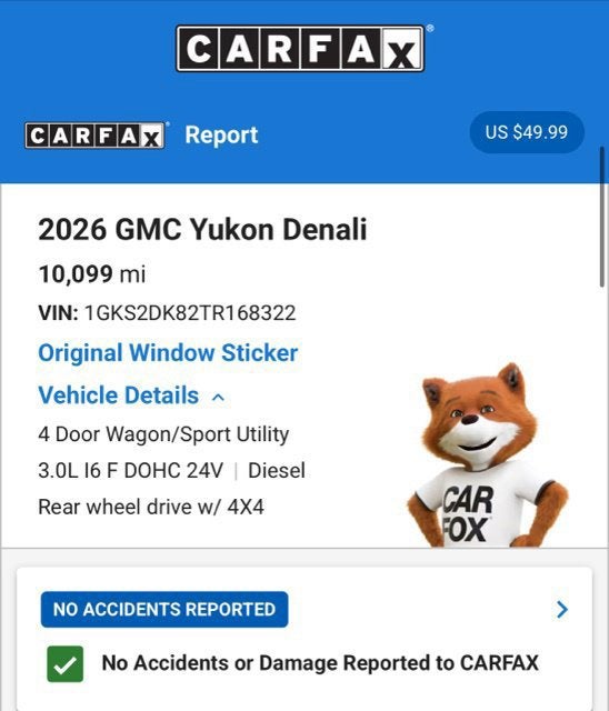 2026 GMC Yukon Denali